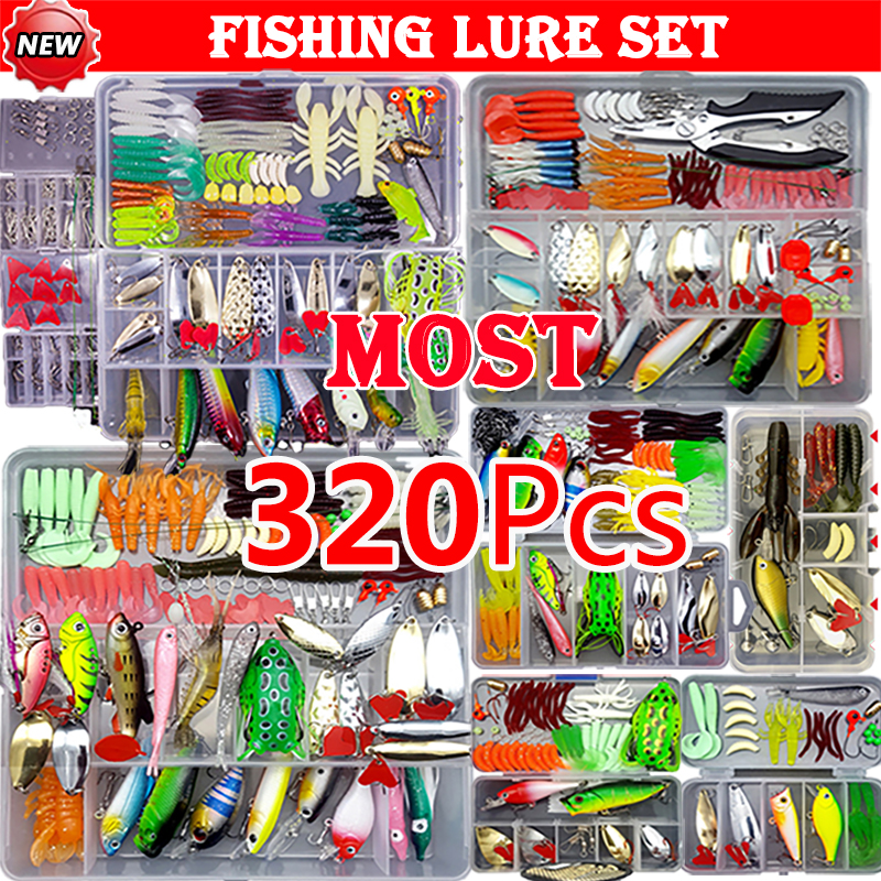 Fishing Equipment For Trout - Fishing Lure Kit Soft and Hard