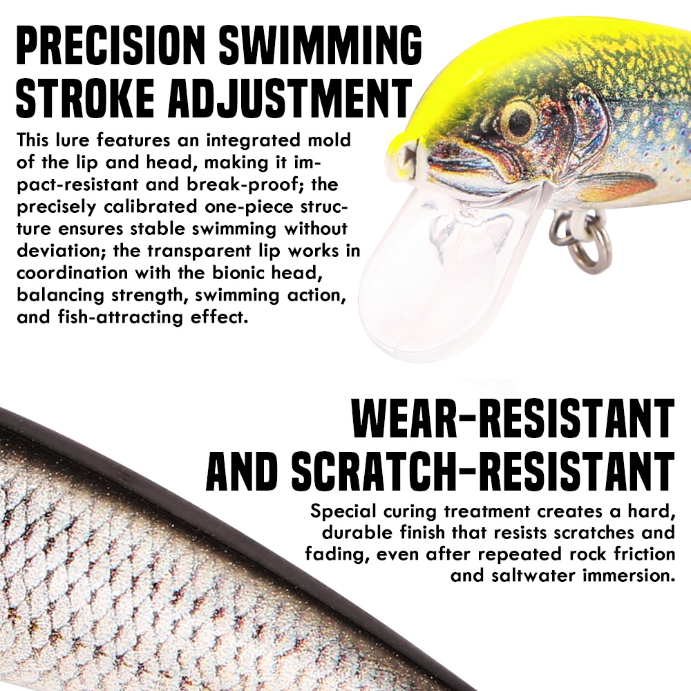 B&U Fishing Lures Sinking Minn - Fishing Equipment For Trout avis et prix