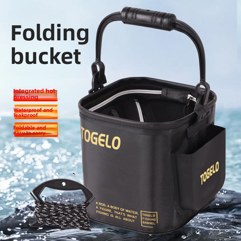 Fish bucket New folding fishin - Fishing Equipment avis et prix