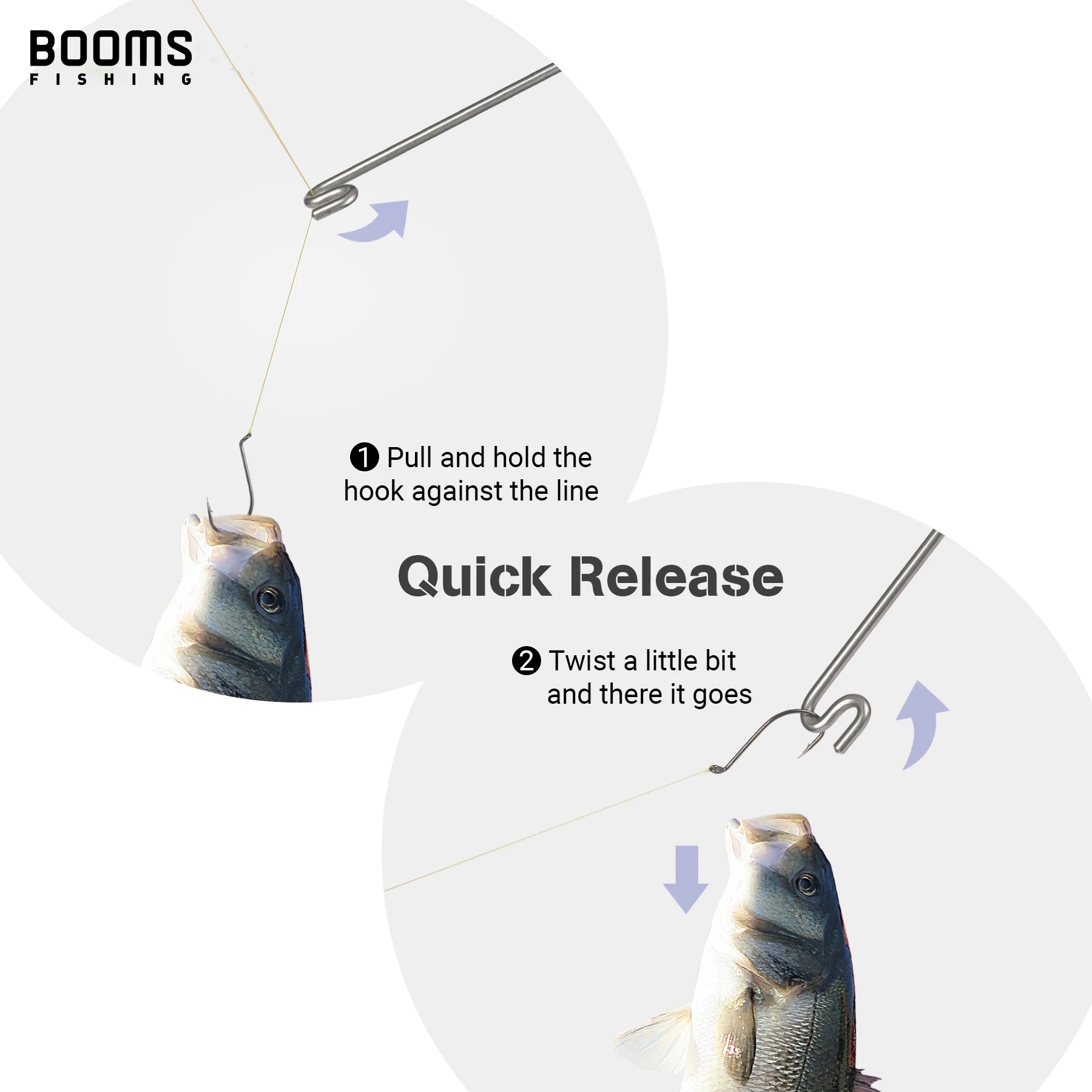 Booms Fishing R08 Fish Hook Re - Fishing Equipment Warehouse avis et prix