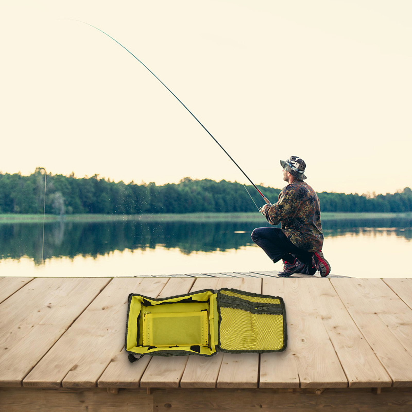 Fishing Trip Fishing Reel Case - Fishing Equipment Terms avis et prix
