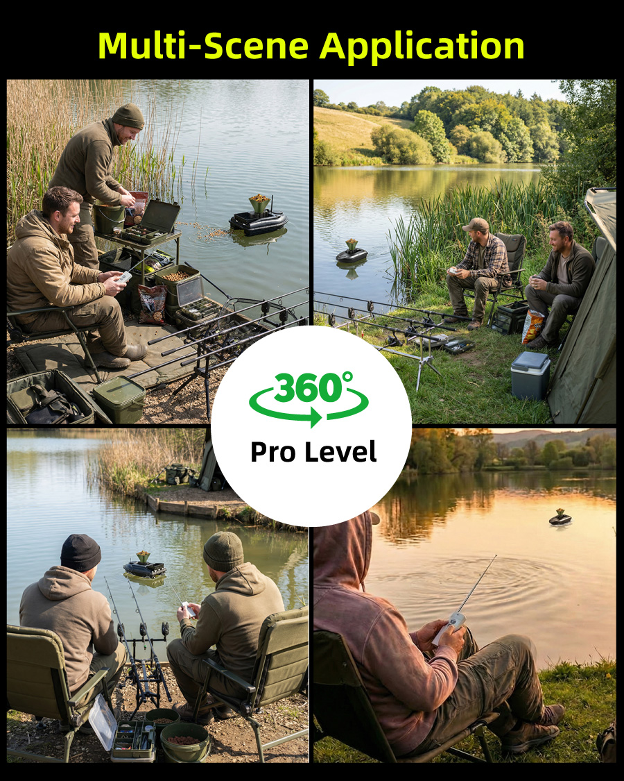 360° Rotating Bait Dispenser & - Carp Fishing Tackle avis et prix