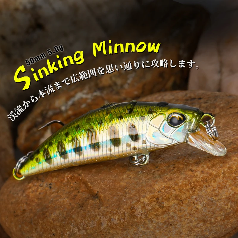 TSURINOYA Sinking Minnow Mini  - Fishing Equipment For Trout avis et prix