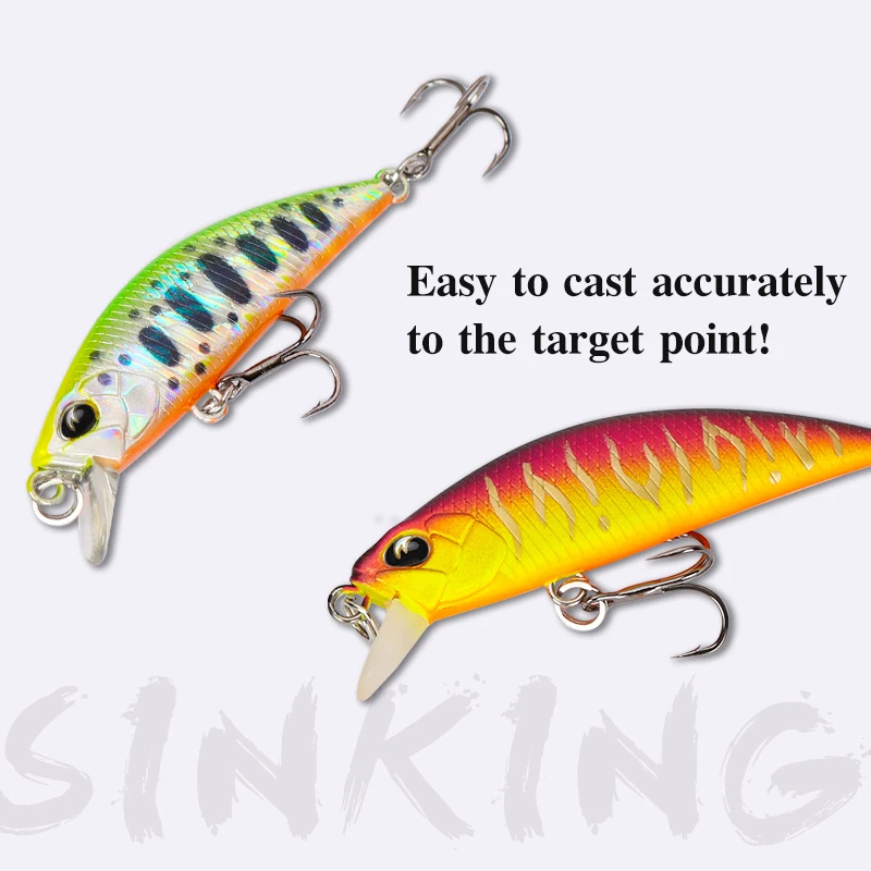 TSURINOYA Sinking Minnow Mini  - Fishing Equipment For Trout avis et prix