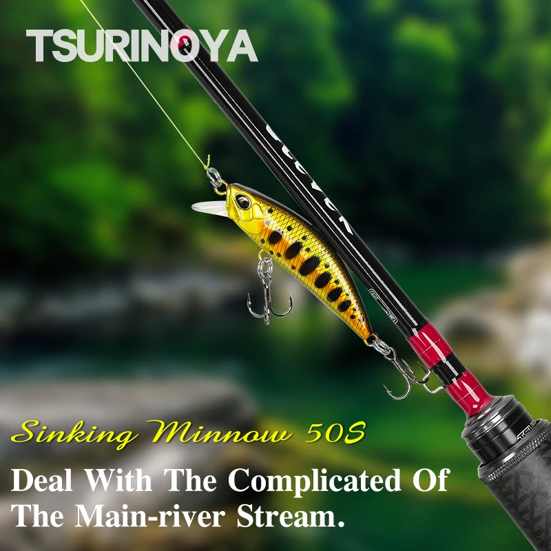 TSURINOYA Sinking Minnow Mini  - Fishing Equipment For Trout avis et prix