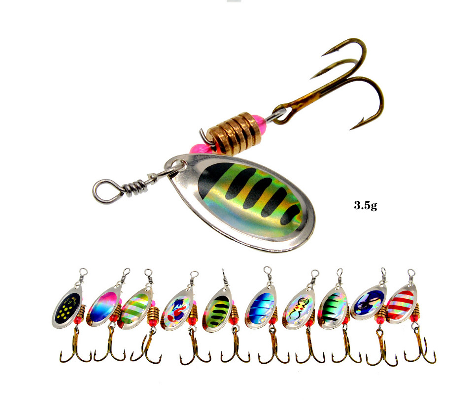 Newest Metal Spoon Spinner Fis - Fishing Equipment For Trout avis et prix