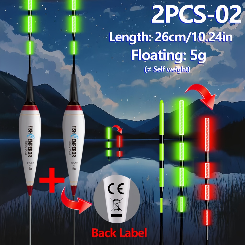 Bite Float 2PCS Intelligent co - Fishing Equipment Ebay avis et prix