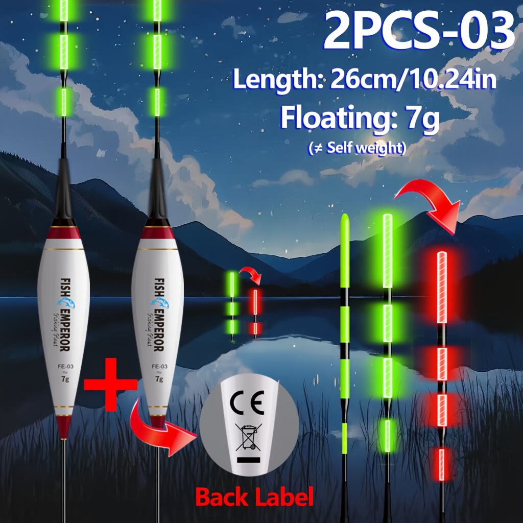 Bite Float 2PCS Intelligent co - Fishing Equipment Ebay avis et prix