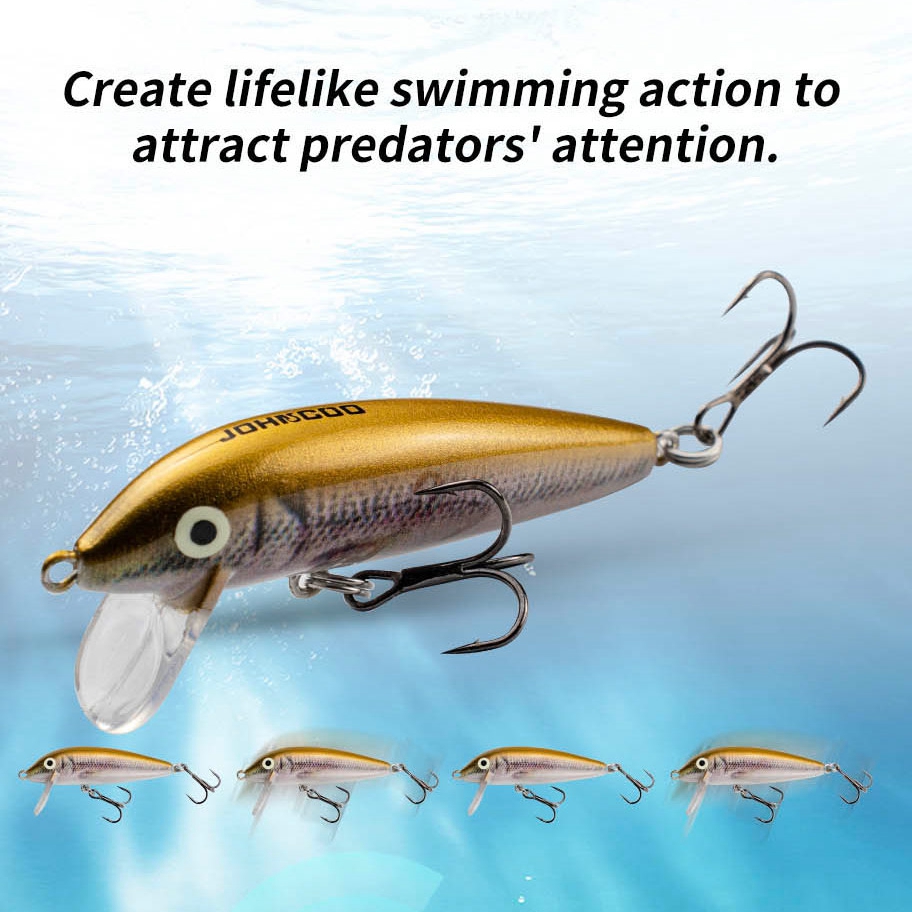 Mini Minnow Bait 7cm 7.5g Sink - Fishing Equipment For Trout avis et prix