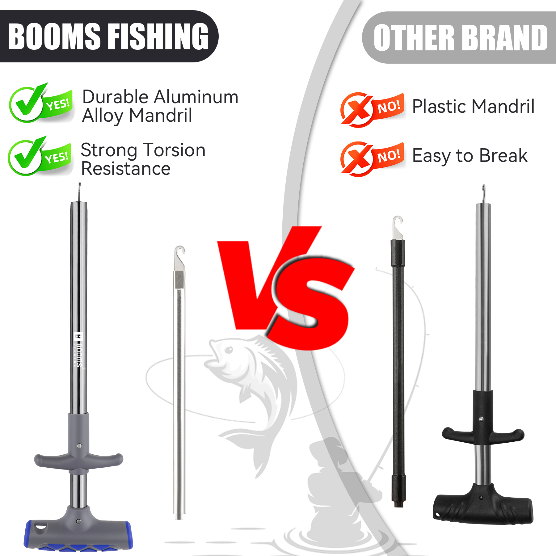 Booms Fishing XW20 Long Fish H - Fishing Equipment Warehouse avis et prix