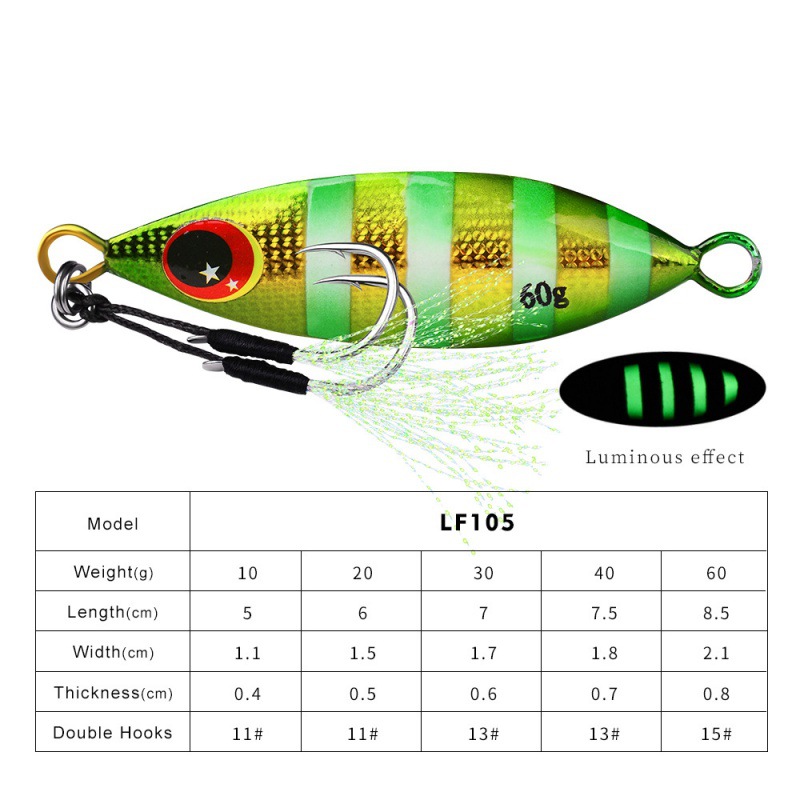 Metal Slow Jig Lure Hard Artif - Fishing Equipment For Trout avis et prix