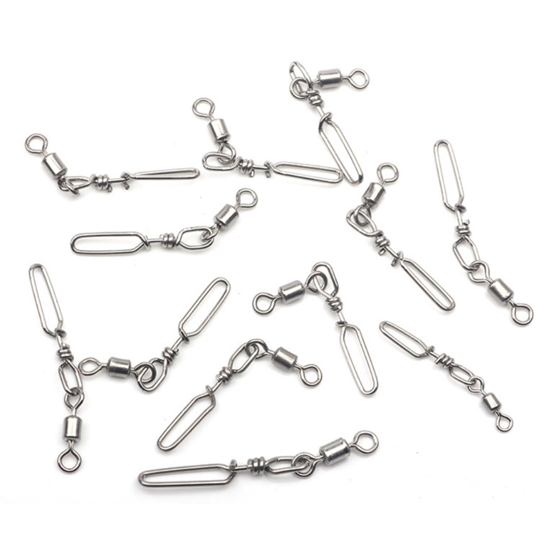 10Pcs Stainless Steel Quick Sn - Fishing Equipment Set avis et prix