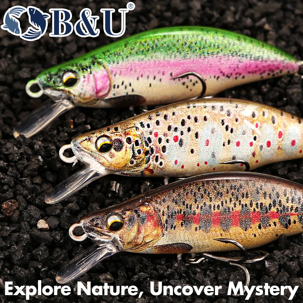 B&U Trout Pattern Hard Bait Si - Fishing Equipment For Trout avis et prix