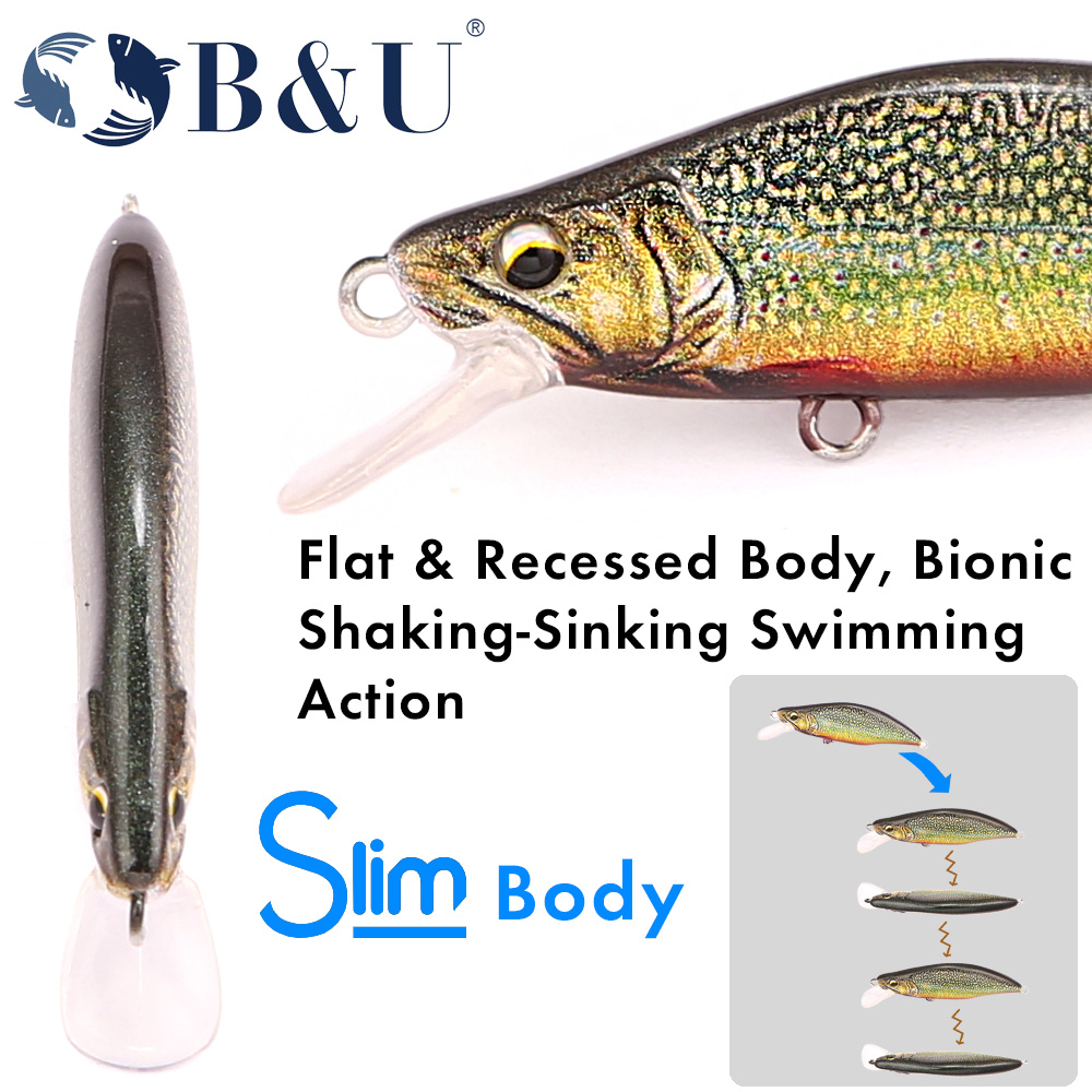 B&U Trout Pattern Hard Bait Si - Fishing Equipment For Trout avis et prix
