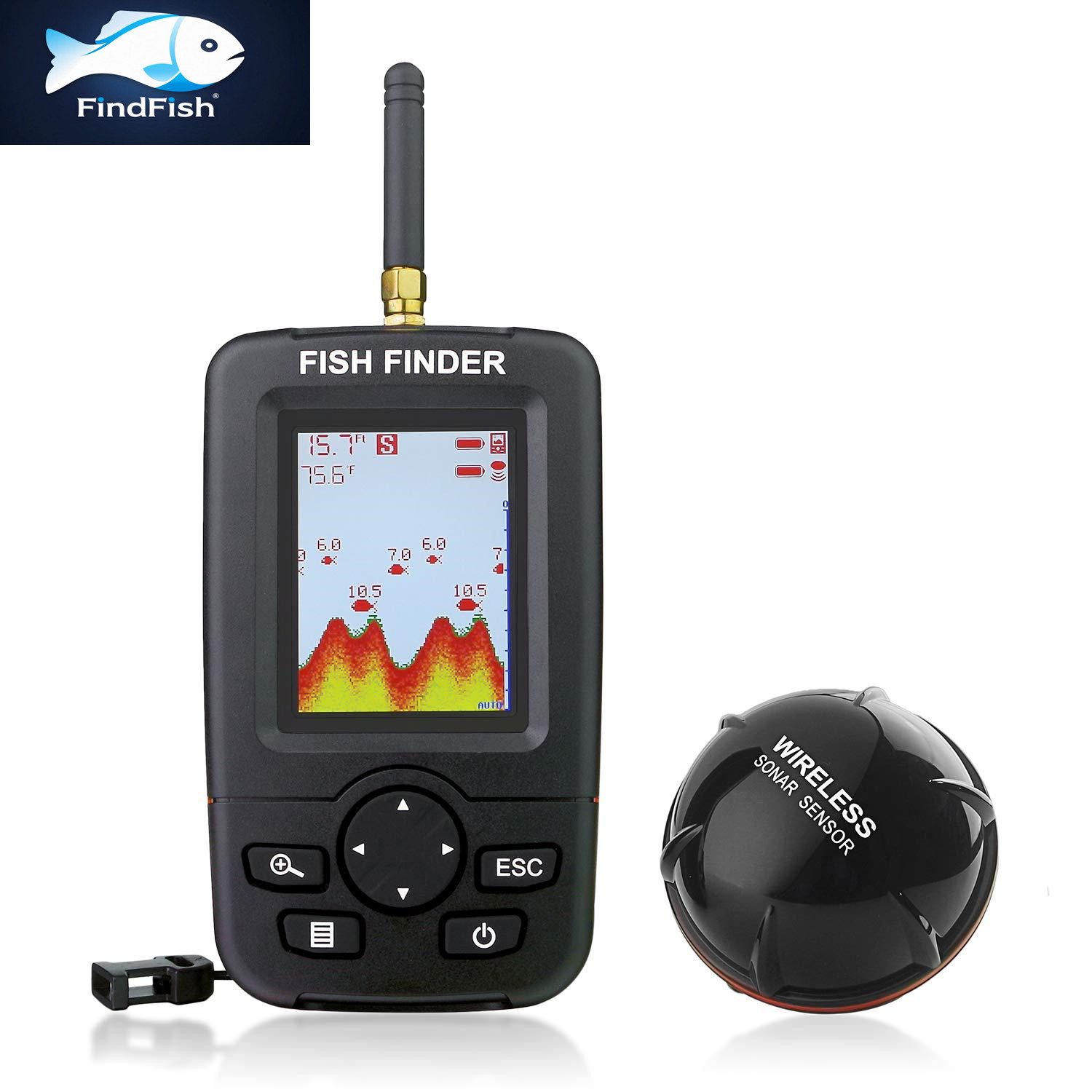 100M Portable Sonar Fish Finde - Fishing Equipment In English avis et prix
