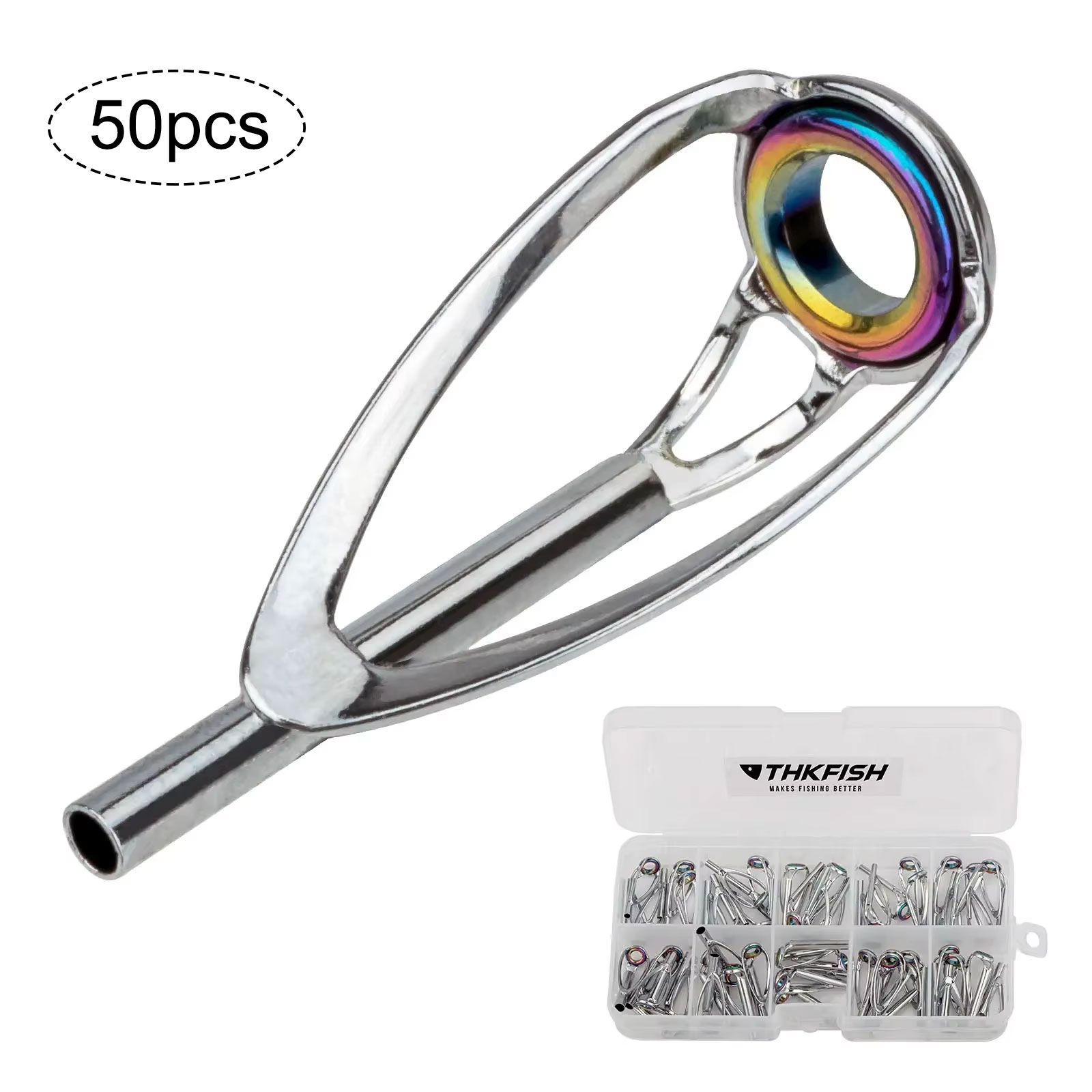 50pcs Fishing Rod Tip Top Repa - Fishing Equipment Guide avis et prix