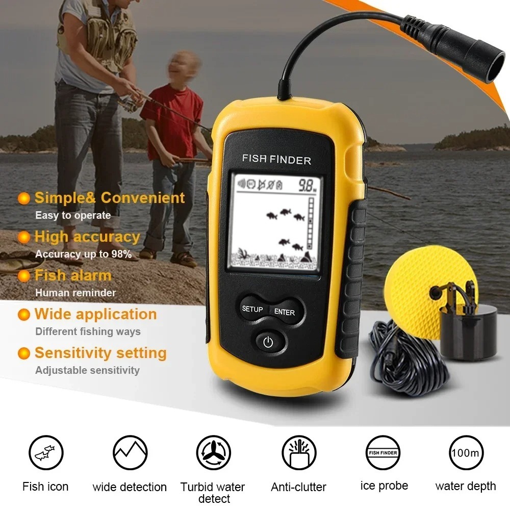Wireless Sonar Detection Fish  - Fishing Equipment In English avis et prix
