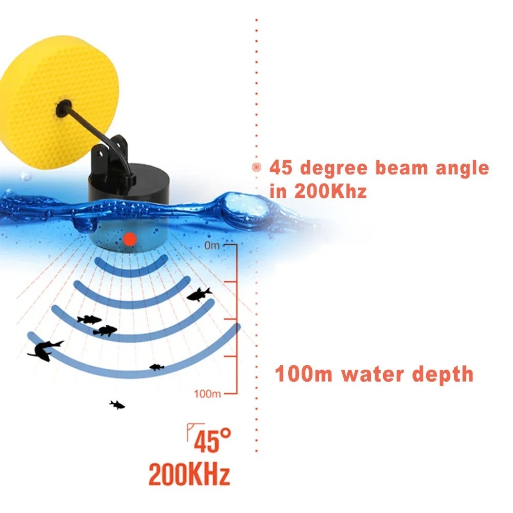 Wireless Sonar Detection Fish  - Fishing Equipment In English avis et prix