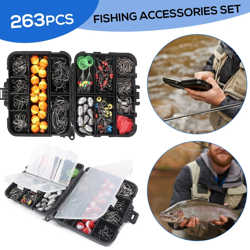 263pcs Outdoor Fishing Accesso - Fishing Equipment Set avis et prix