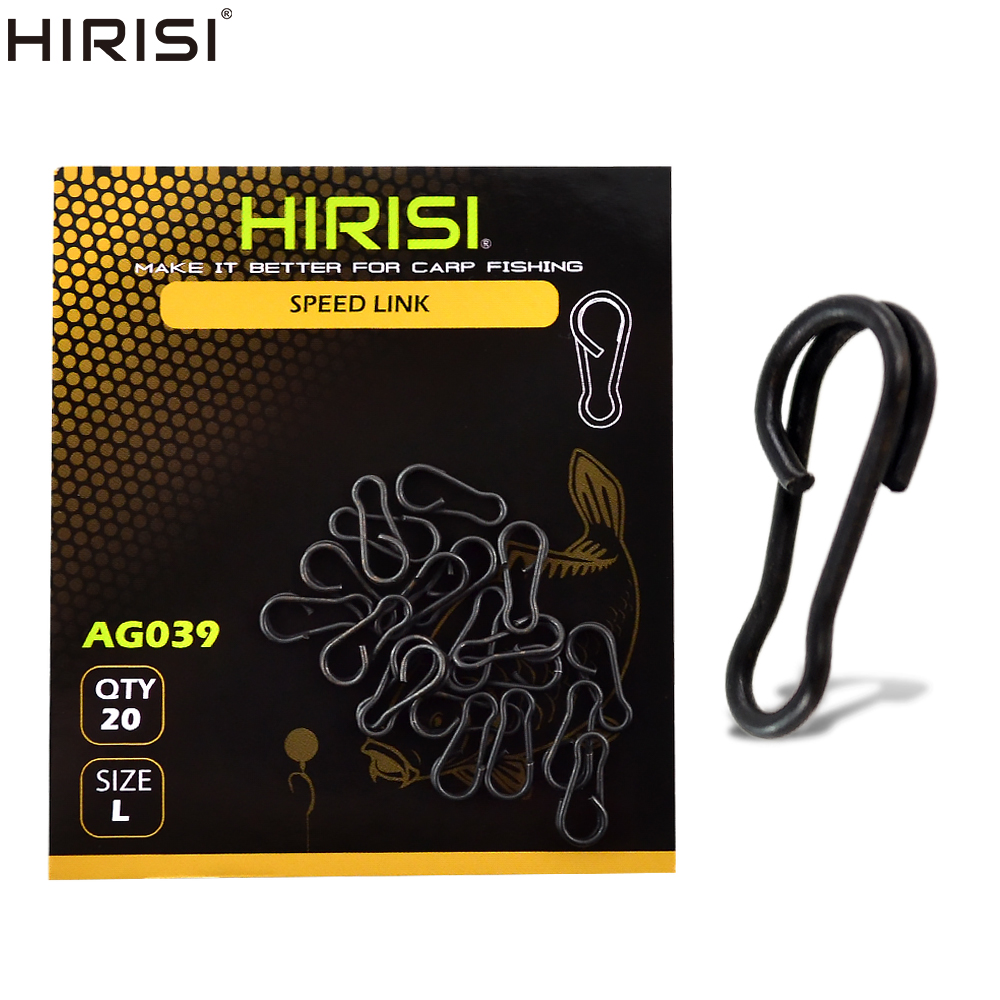 60pcs Fishing Snap Clips Speed - Carp Fishing Tackle avis et prix
