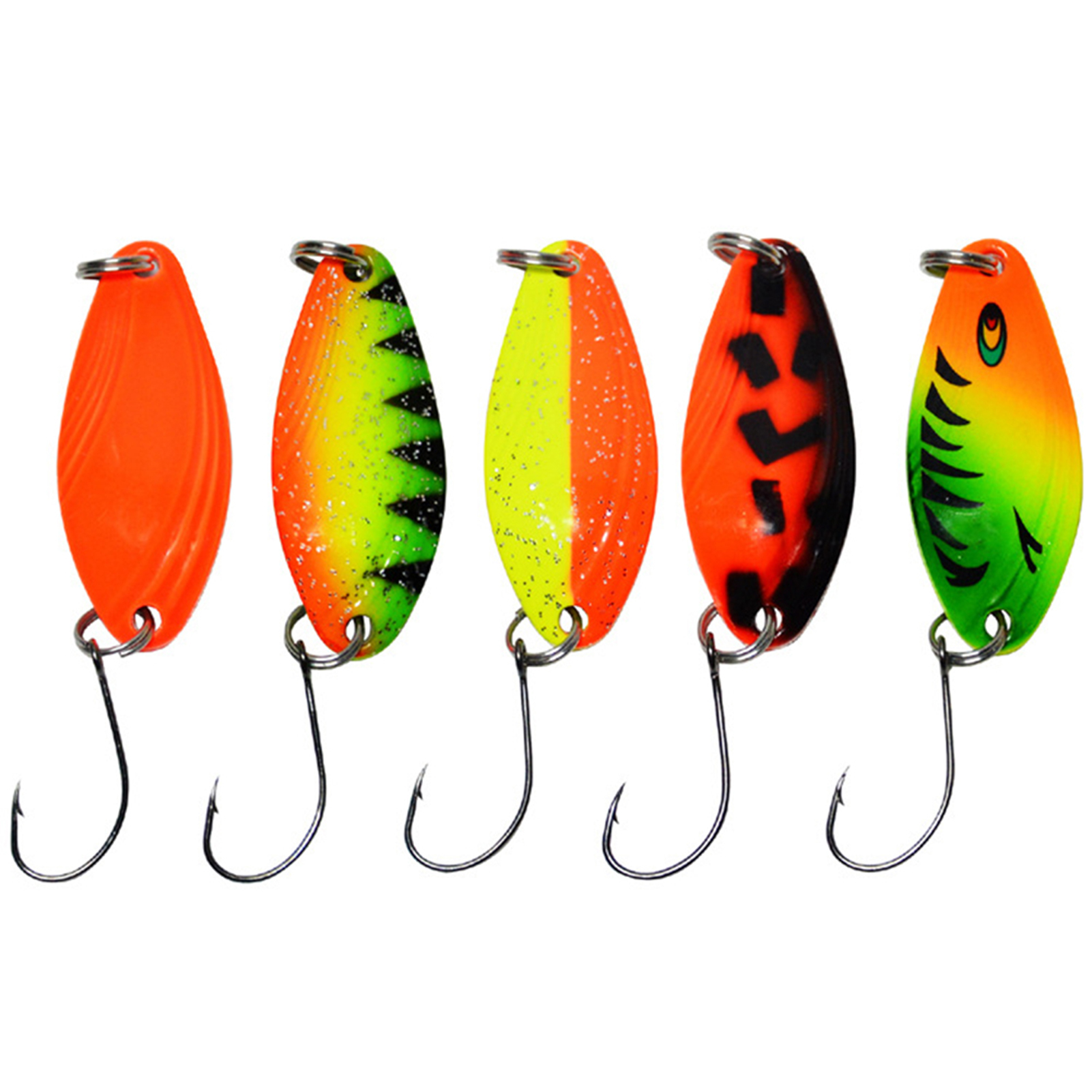 Fishing Trout Spoons Set 5PCS  - Fishing Equipment For Trout avis et prix