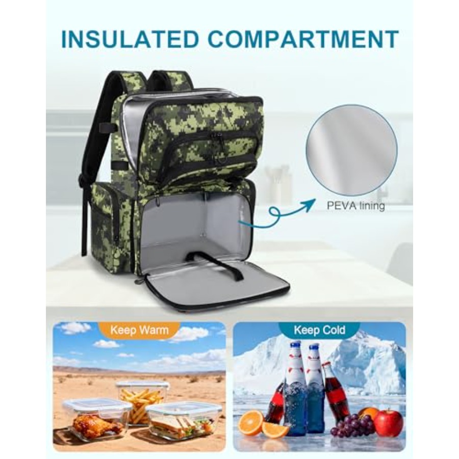 Fishing Backpack with Rod Hold - Fishing Equipment avis et prix