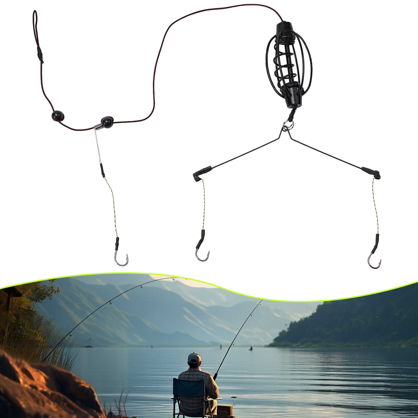 1PCS Carp Fishing Feeder Europ - Fishing Equipment Set avis et prix