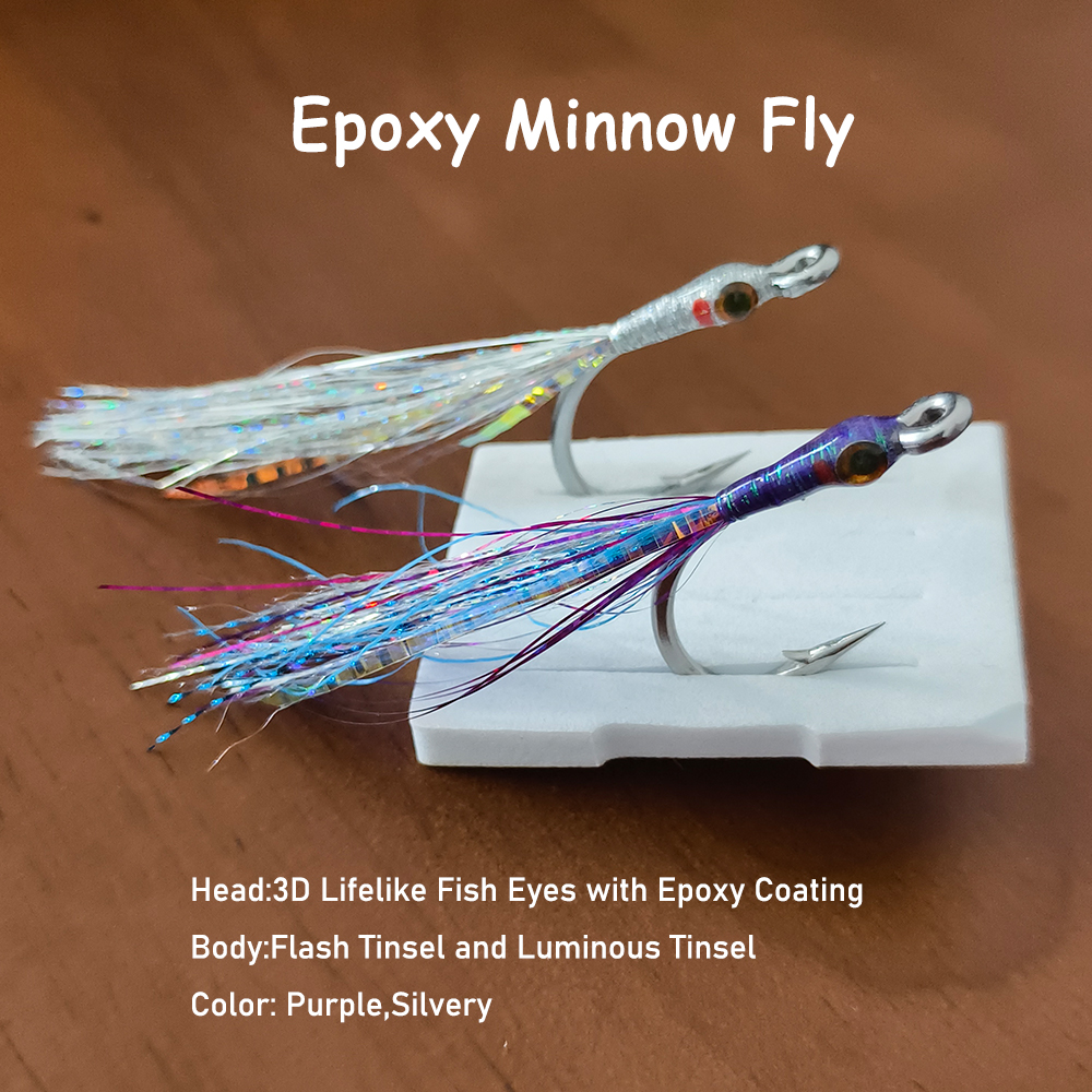 Saltwater Minnow Fly 4/0 Stain - Fishing Equipment For Trout avis et prix