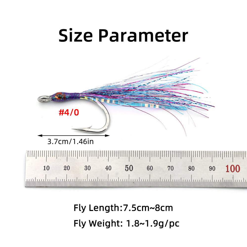 Saltwater Minnow Fly 4/0 Stain - Fishing Equipment For Trout avis et prix