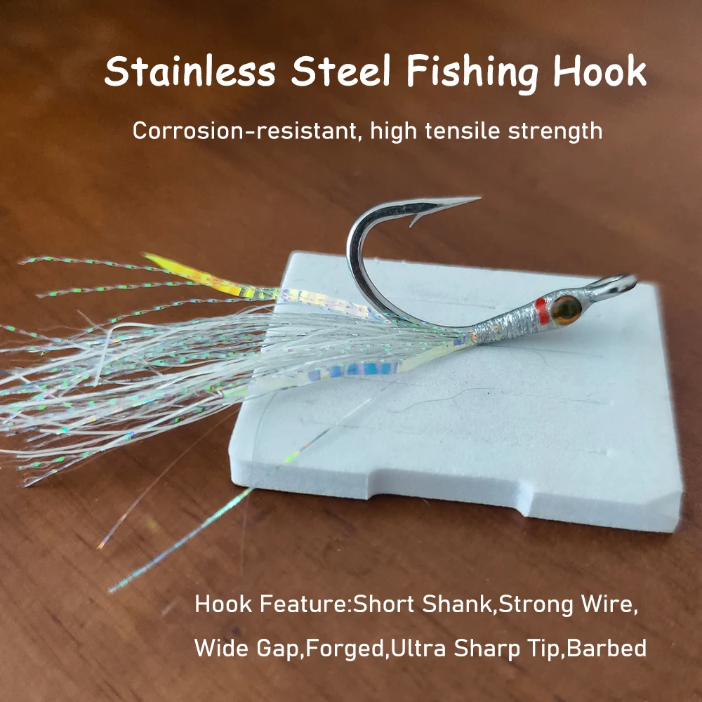 Saltwater Minnow Fly 4/0 Stain - Fishing Equipment For Trout avis et prix